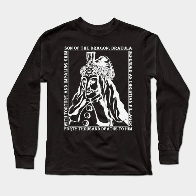 Vlad the Impaler, Dracula Long Sleeve T-Shirt by santenebra